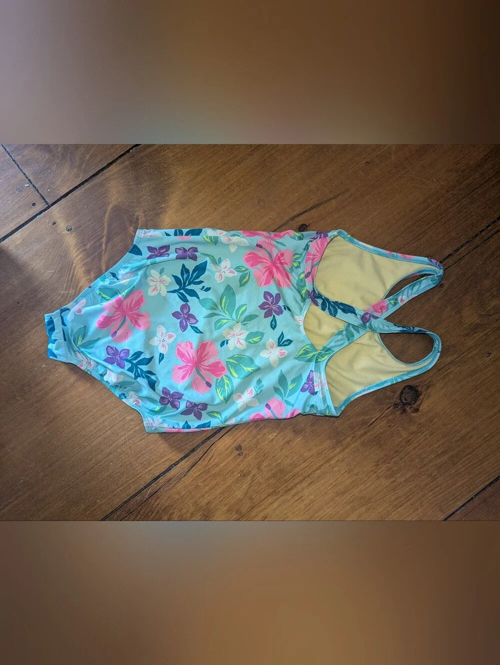 Like New Floral Bathingsuit 12 Girl